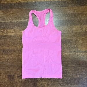 LULULEMON pink racerback tank top size 2